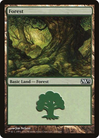 Forest (M13-249) - Magic 2013 Foil