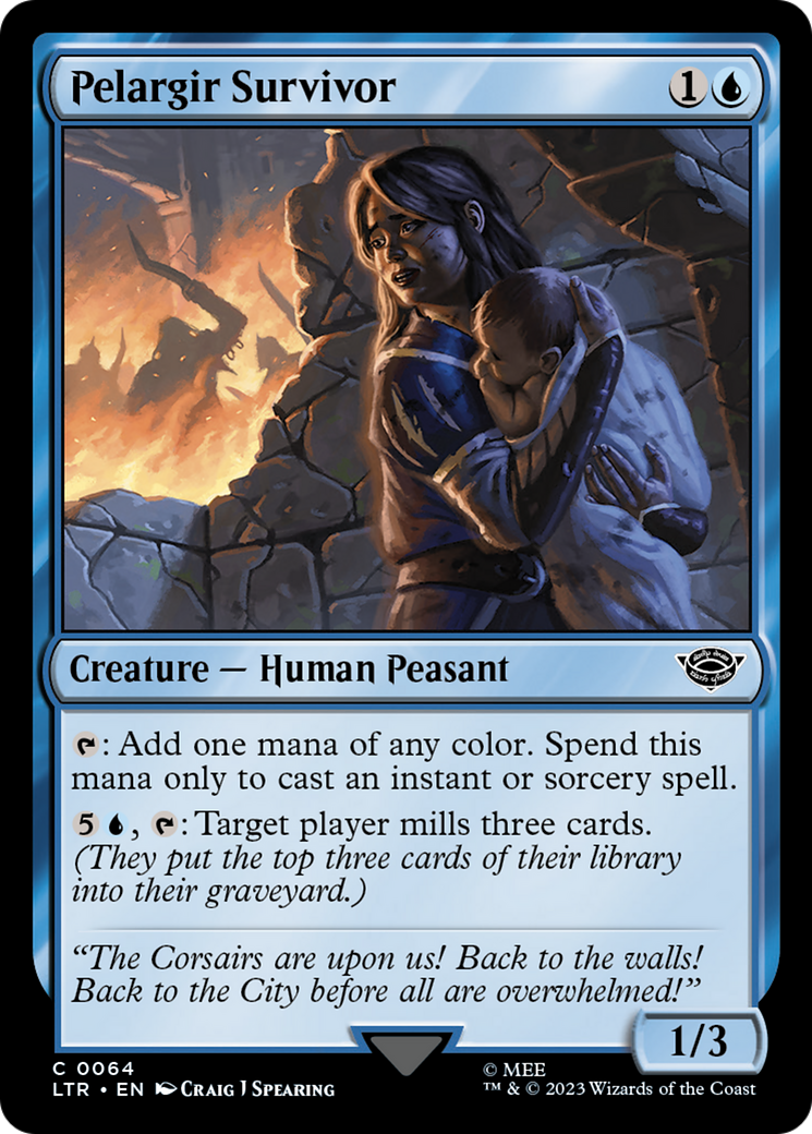 Pelargir Survivor (LTR-064) - The Lord of the Rings: Tales of Middle-earth Foil