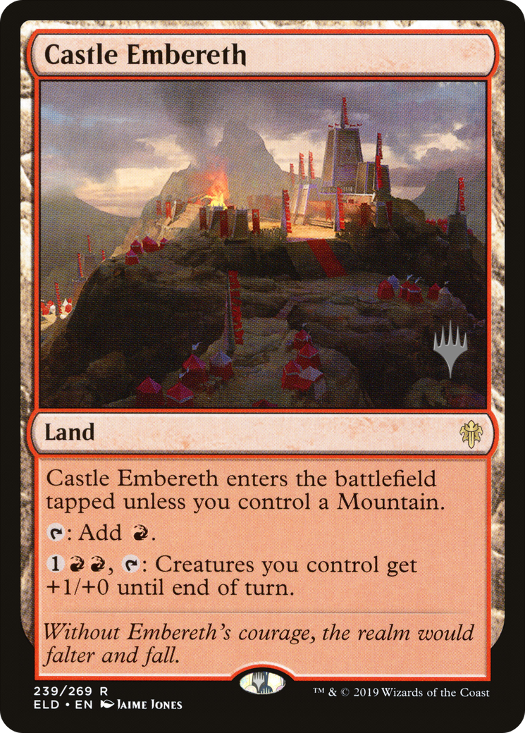 Castle Embereth (PPELD-239P) - Throne of Eldraine Promos Foil