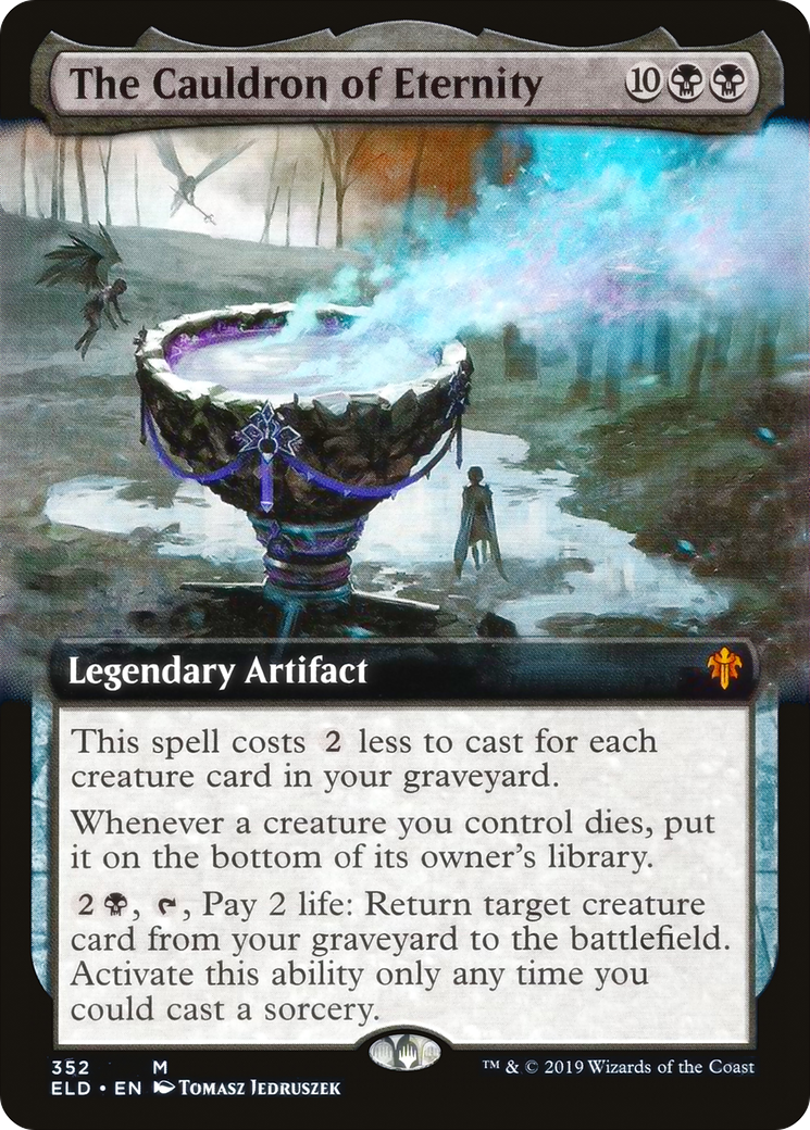 The Cauldron of Eternity (ELD-352) - Throne of Eldraine: (Extended Art) Foil