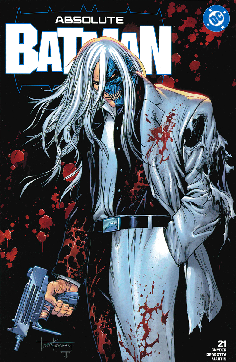 ABSOLUTE BATMAN #21 TYLER KIRKHAM EXCLUSIVE BATTLE DAMAGED TWO-FACE VAR (06/17/2026)