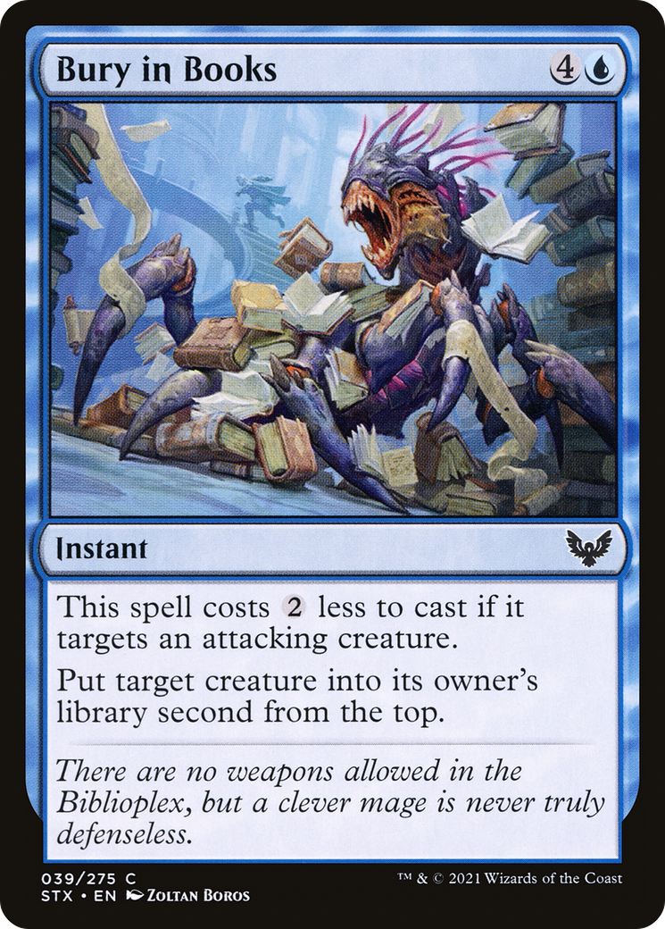 Bury in Books (STX-039) - Strixhaven: School of Mages Foil