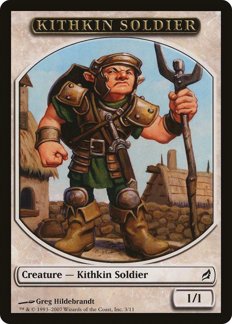 Kithkin Soldier (LRW-003) - Lorwyn Tokens