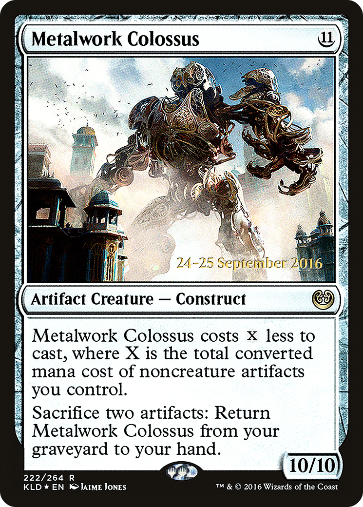 Metalwork Colossus (PRE-222S) - Kaladesh Promos Foil