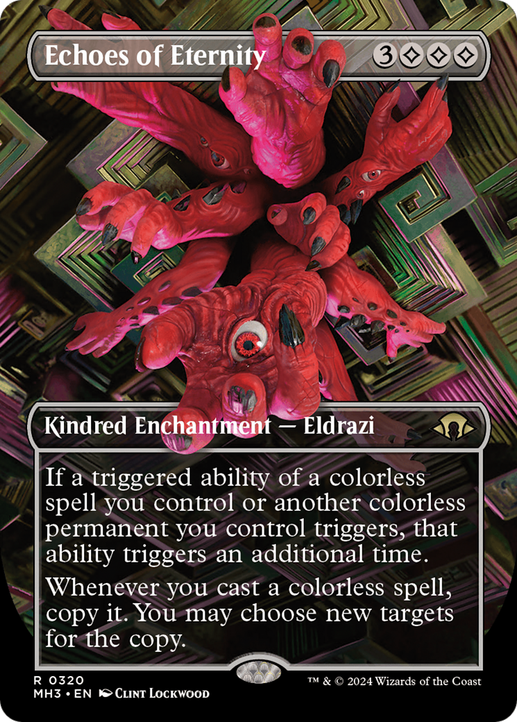 Echoes of Eternity (Borderless) (MH3-320) - Modern Horizons 3 (Borderless) Foil
