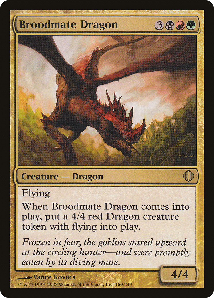 Broodmate Dragon (ALA-160) - Shards of Alara Foil
