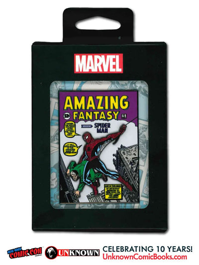 Marvel Amazing Fantasy Classic 3-Inch Enamel Pin – NYCC 2026 Exclusive