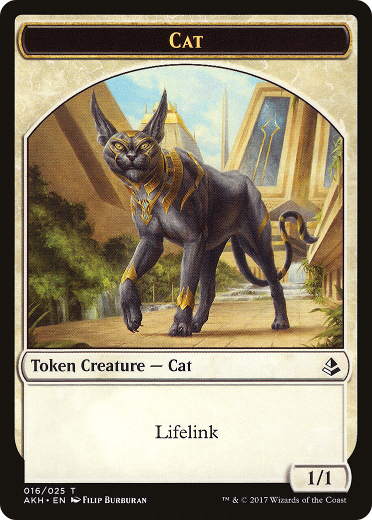 Cat (AKH-016) - Amonkhet Tokens Foil