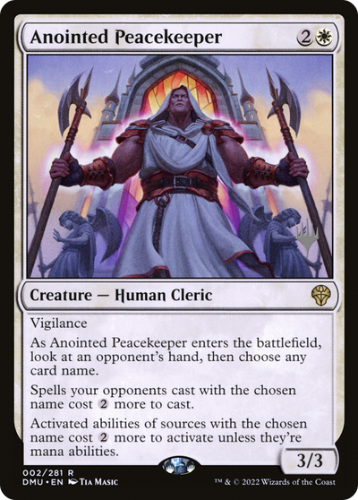 Anointed Peacekeeper (PPDMU-002) - Dominaria United Promos