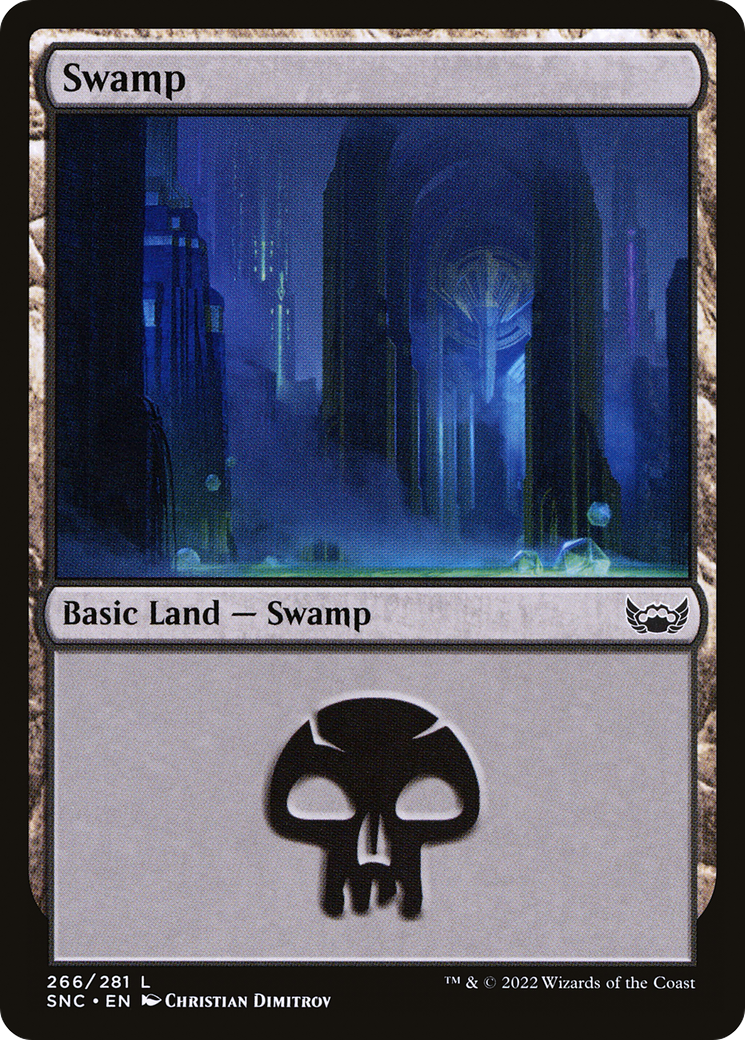 Swamp (SNC-266) - Streets of New Capenna Foil