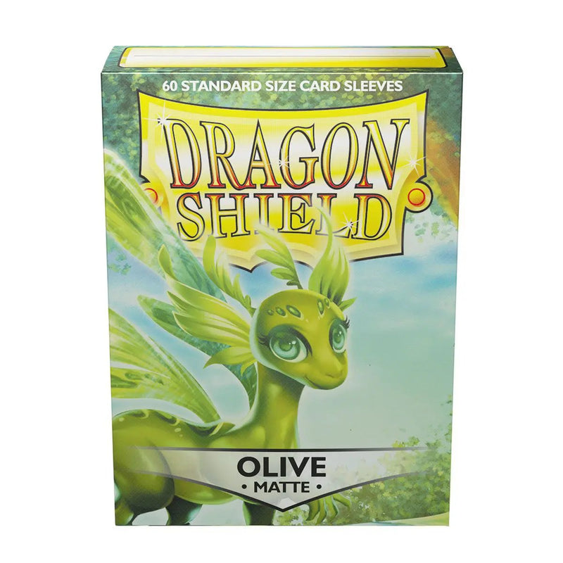 Dragon Shield: Standard 60ct Sleeves - Olive (Matte)