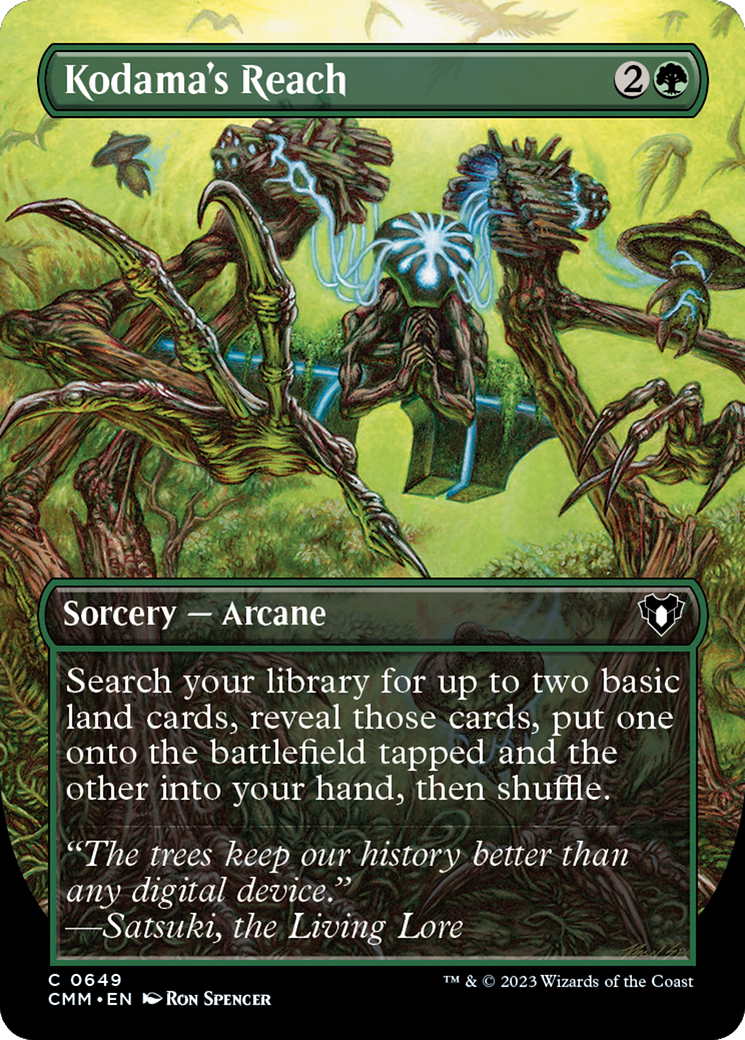 Kodama's Reach (CMM-649) - Commander Masters (Borderless) Foil