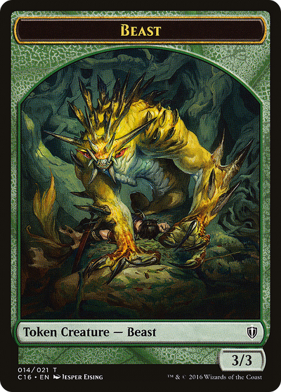 Beast (C16-014) - Commander 2016 Tokens