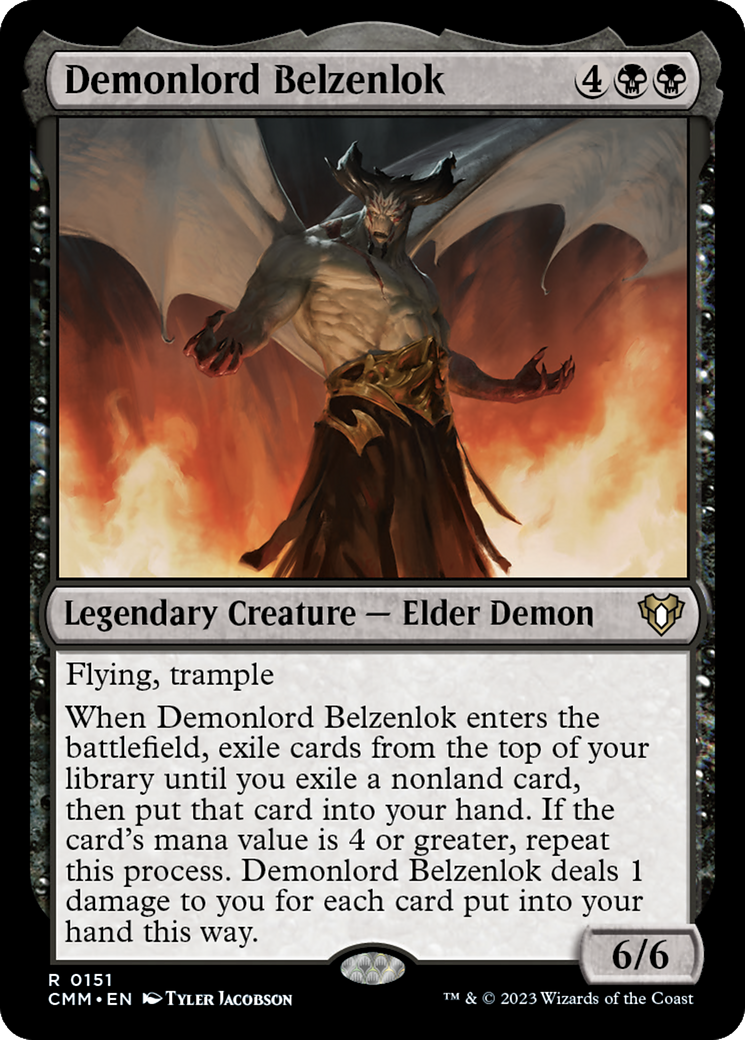 Demonlord Belzenlok (CMM-151) - Commander Masters Foil
