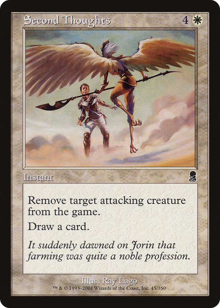 Second Thoughts (ODY-045) - Odyssey Foil