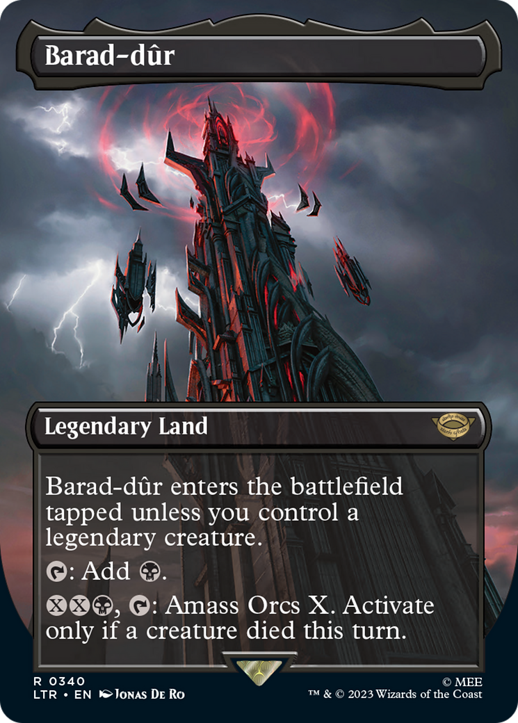 Barad-dûr (LTR-340) - The Lord of the Rings: Tales of Middle-earth (Borderless) Foil