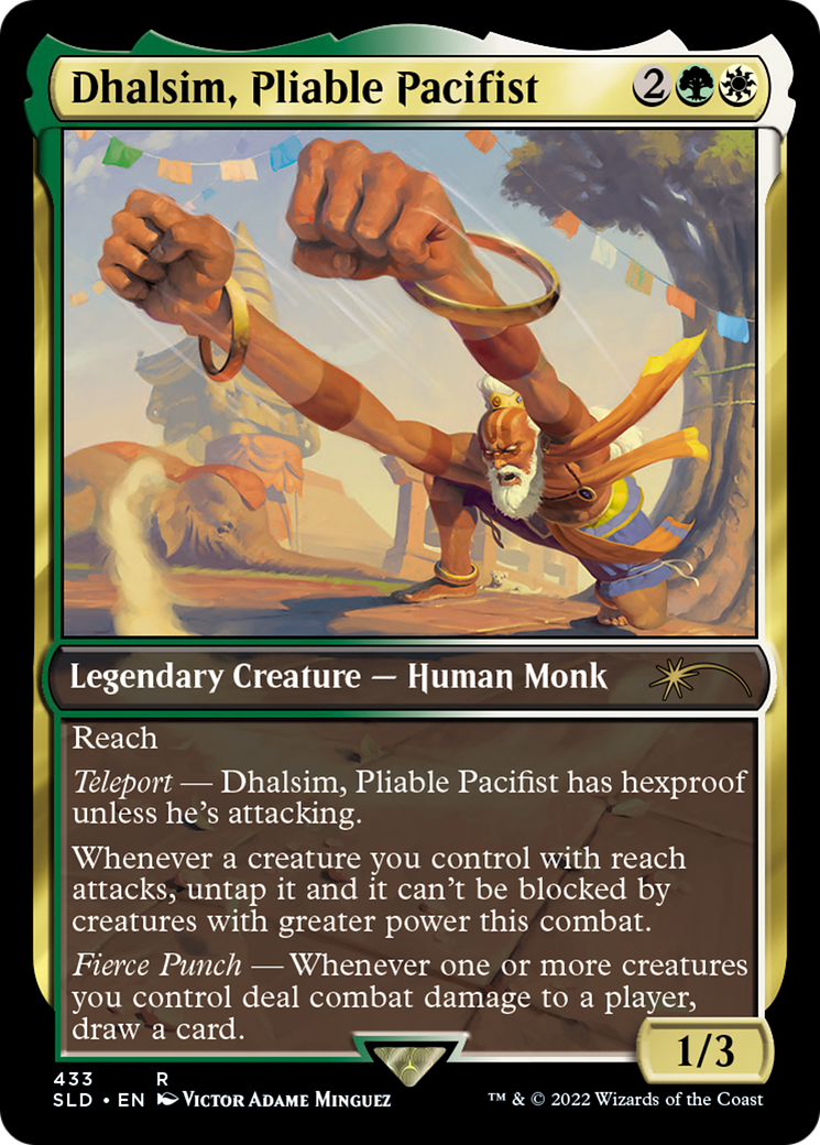Tadeas, Juniper Ascendant (SLD-433) - Secret Lair Drop / Dhalsim, Pliable Pacifist