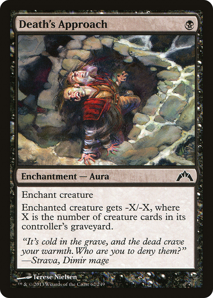 Death's Approach (GTC-062) - Gatecrash Foil