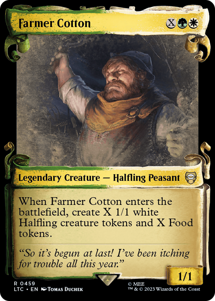 Farmer Cotton (LTC-459) - Tales of Middle-earth Commander: (Showcase) Foil