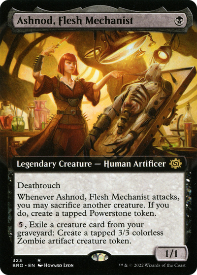 Ashnod, Flesh Mechanist (BRO-323) - The Brothers' War: (Extended Art)