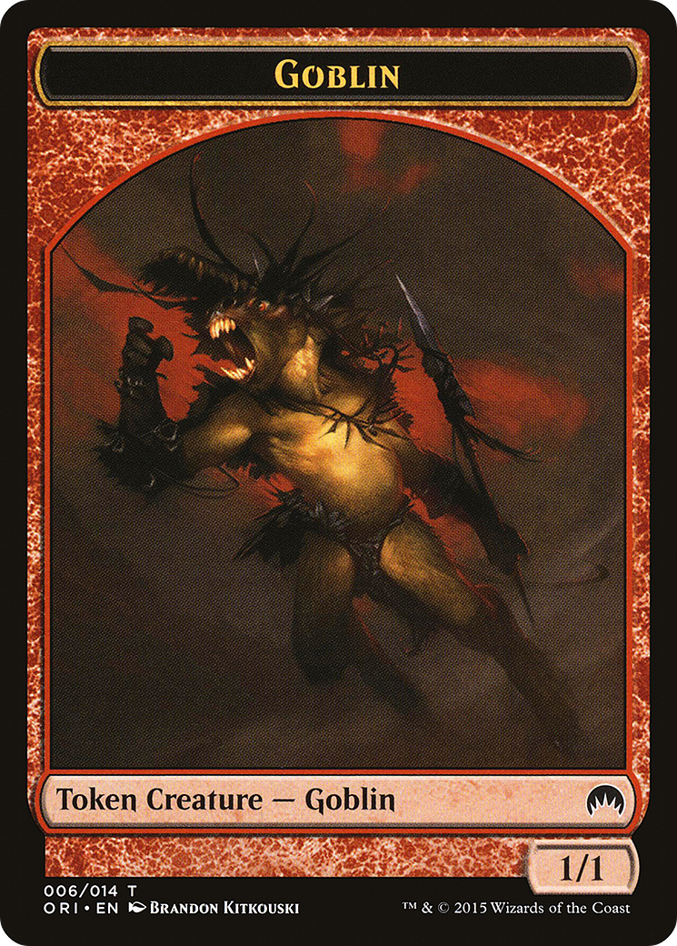 Goblin (ORI-006) - Magic Origins Tokens