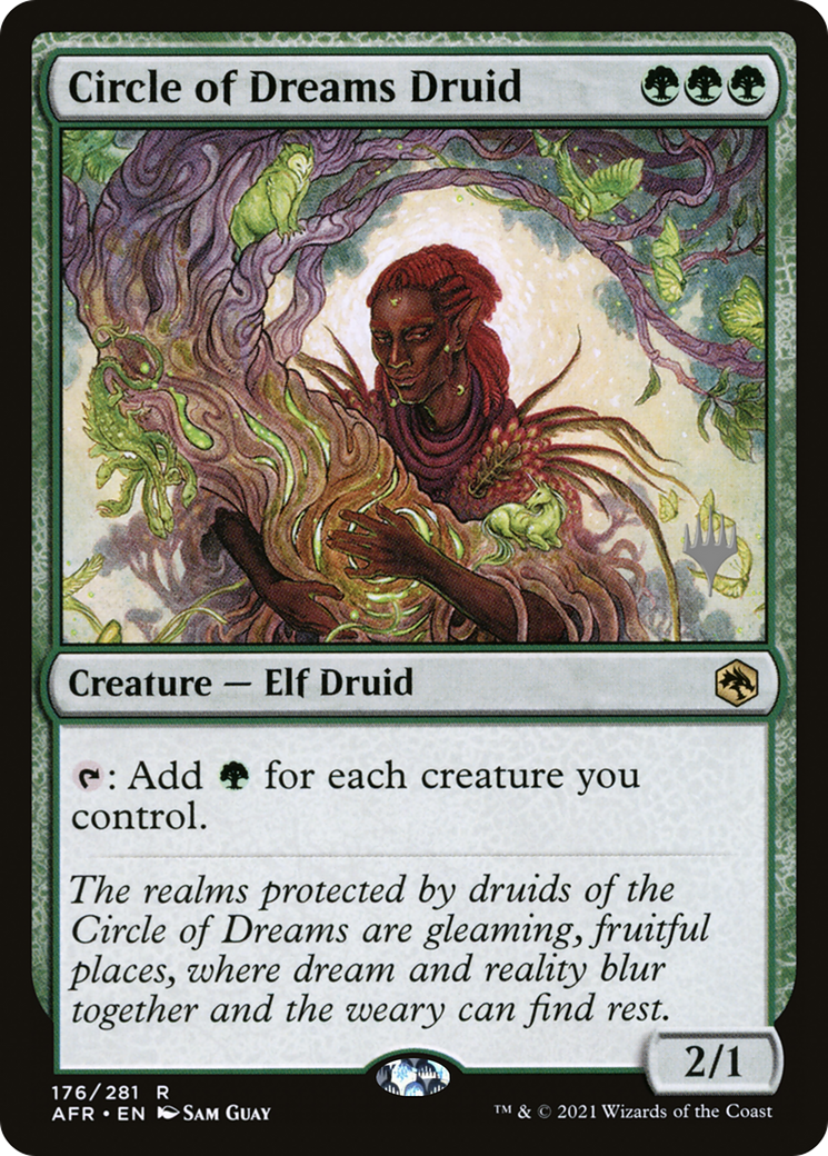 Circle of Dreams Druid (PPAFR-176P) - Adventures in the Forgotten Realms Promos Foil