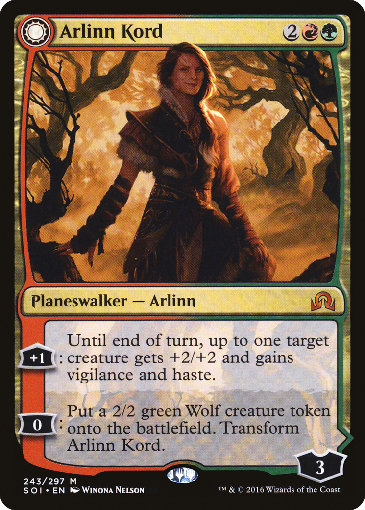 Arlinn Kord // Arlinn, Embraced by the Moon (SOI-243) - Shadows over Innistrad: (Double Faced Transform) Foil