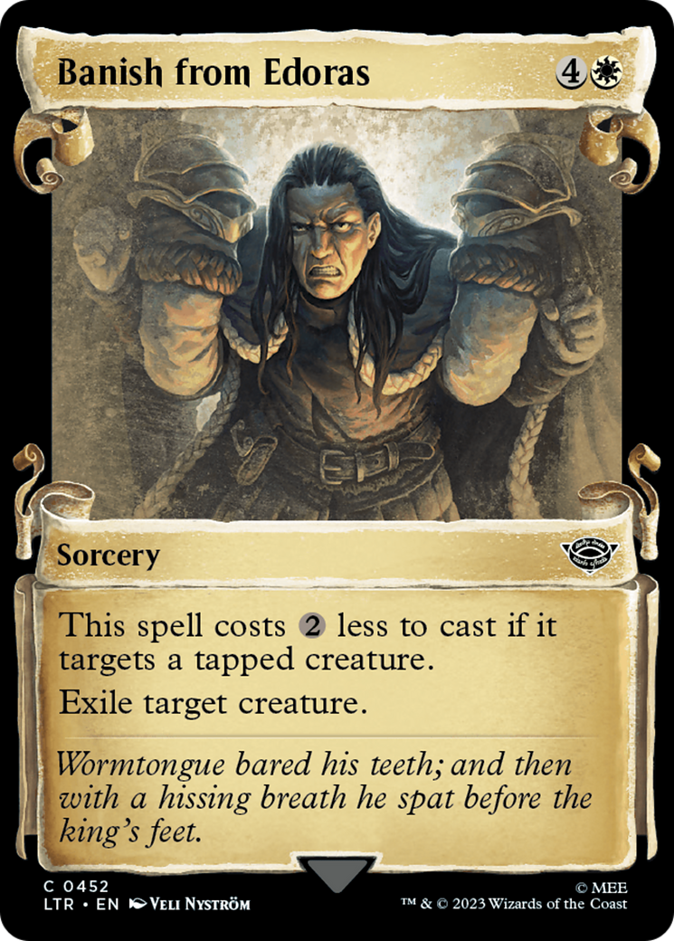 Banish from Edoras (LTR-452) - The Lord of the Rings: Tales of Middle-earth: (Showcase) Foil