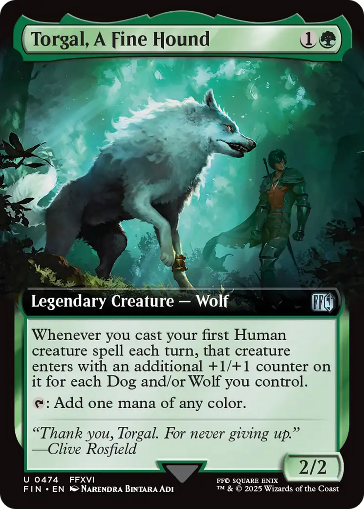 Torgal, A Fine Hound (FIN-474) - FINAL FANTASY: (Extended Art)