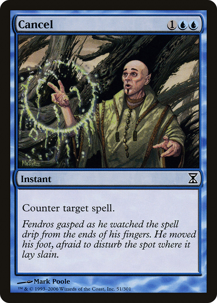 Cancel (TSP-051) - Time Spiral Foil