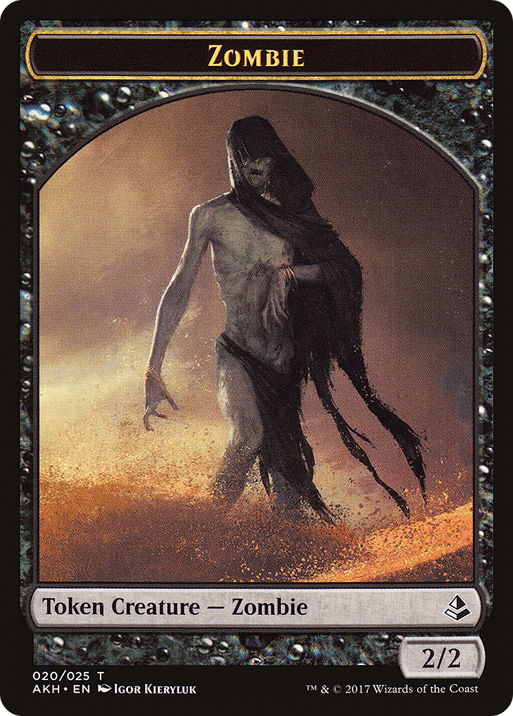 Zombie (AKH-020) - Amonkhet Tokens