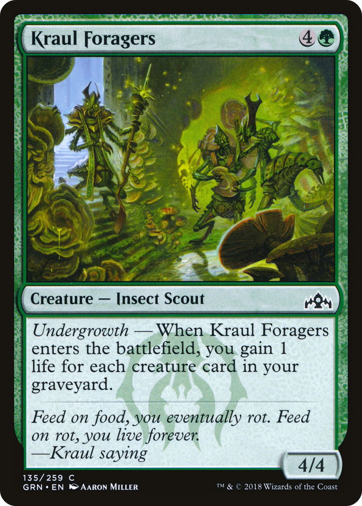 Kraul Foragers (GRN-135) - Guilds of Ravnica Foil