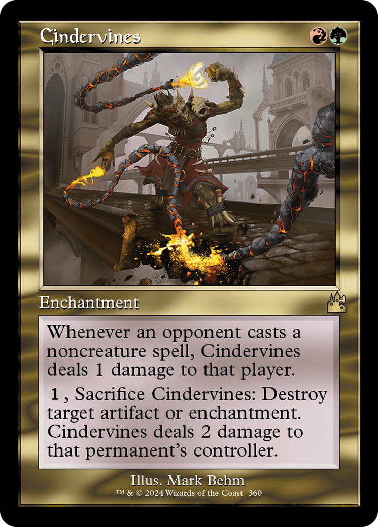 Cindervines (RVR-360) - Ravnica Remastered Foil