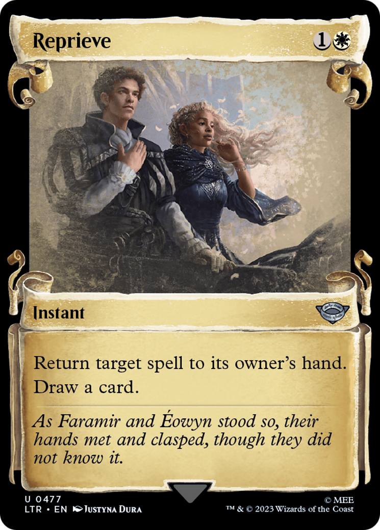 Reprieve (LTR-477) - The Lord of the Rings: Tales of Middle-earth: (Showcase) Foil