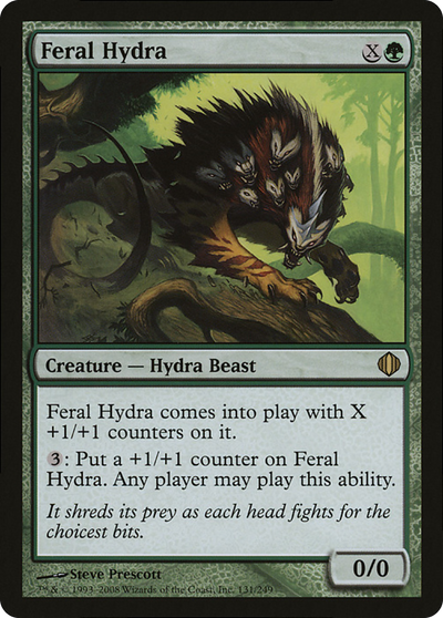 Feral Hydra (OVER-131) - Magic Player Rewards 2009