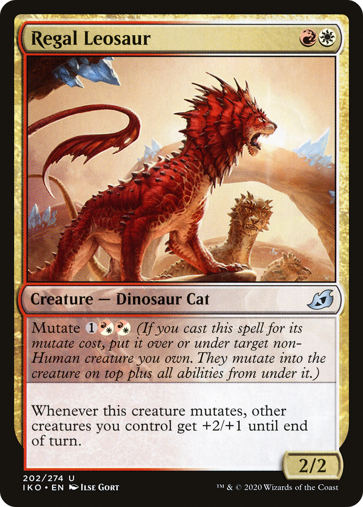 Regal Leosaur (IKO-202) - Ikoria: Lair of Behemoths Foil