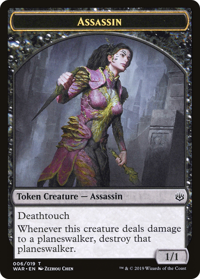 Assassin (WAR-006) - War of the Spark Tokens