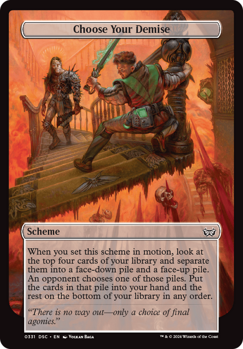 Choose Your Demise (A:DSC-331) - Duskmourn: House of Horror Commander