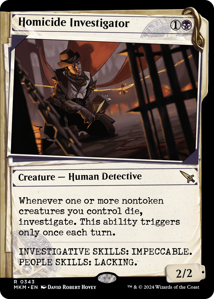 Homicide Investigator (MKM-343) - Murders at Karlov Manor: (Showcase)