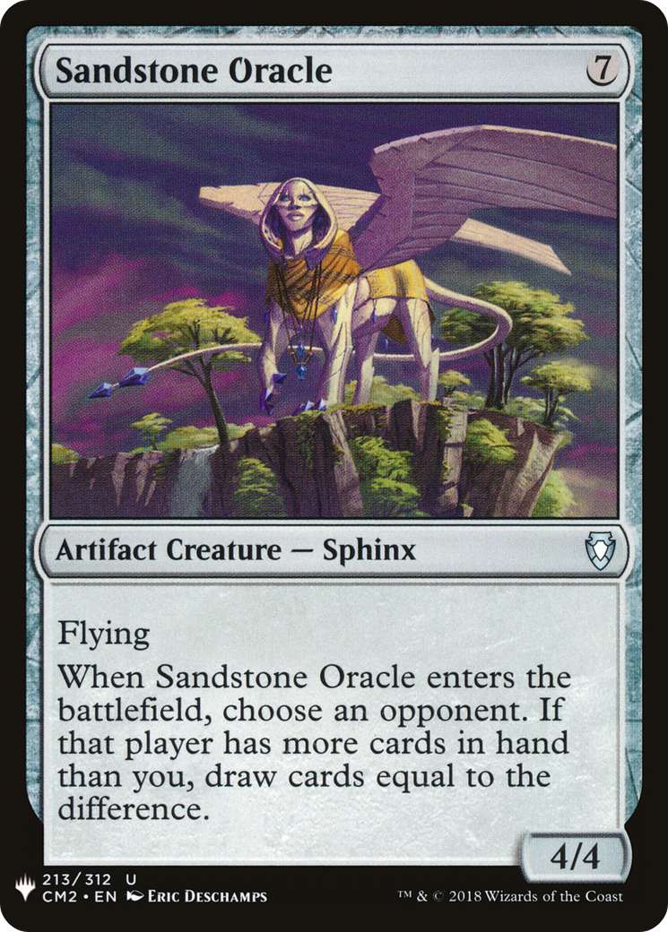 Sandstone Oracle (LIST-CM2-213) - The List