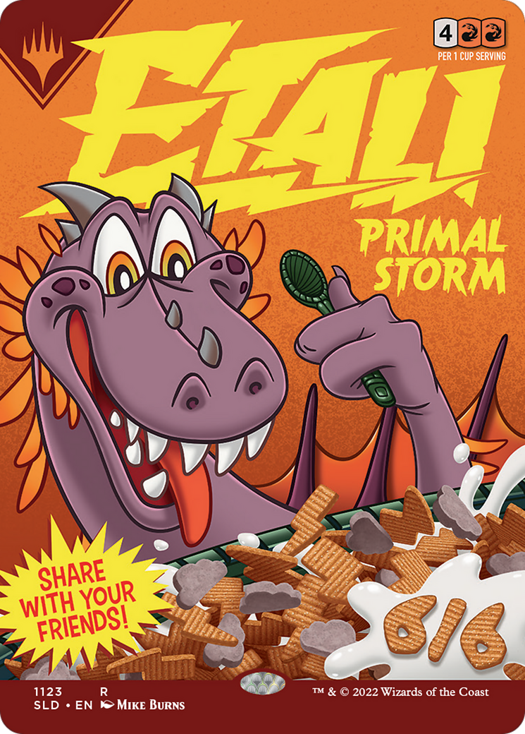 Etali, Primal Storm // Etali, Primal Storm (SLD-1123) - Secret Lair Drop (Borderless) Foil