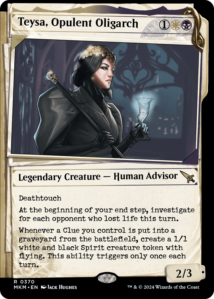 Teysa, Opulent Oligarch (MKM-370) - Murders at Karlov Manor: (Showcase)