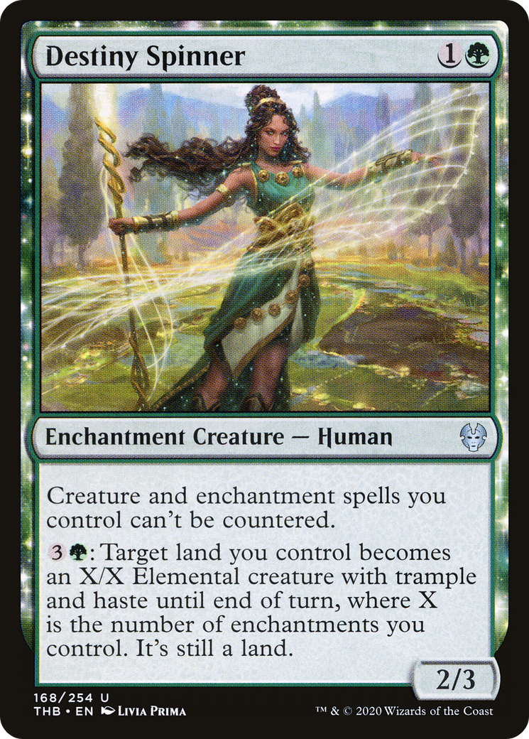 Destiny Spinner (THB-168) - Theros Beyond Death: (enchantment) Foil