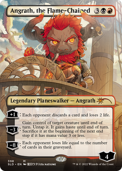 Angrath, the Flame-Chained (SLD-398) - Secret Lair Drop (Borderless)