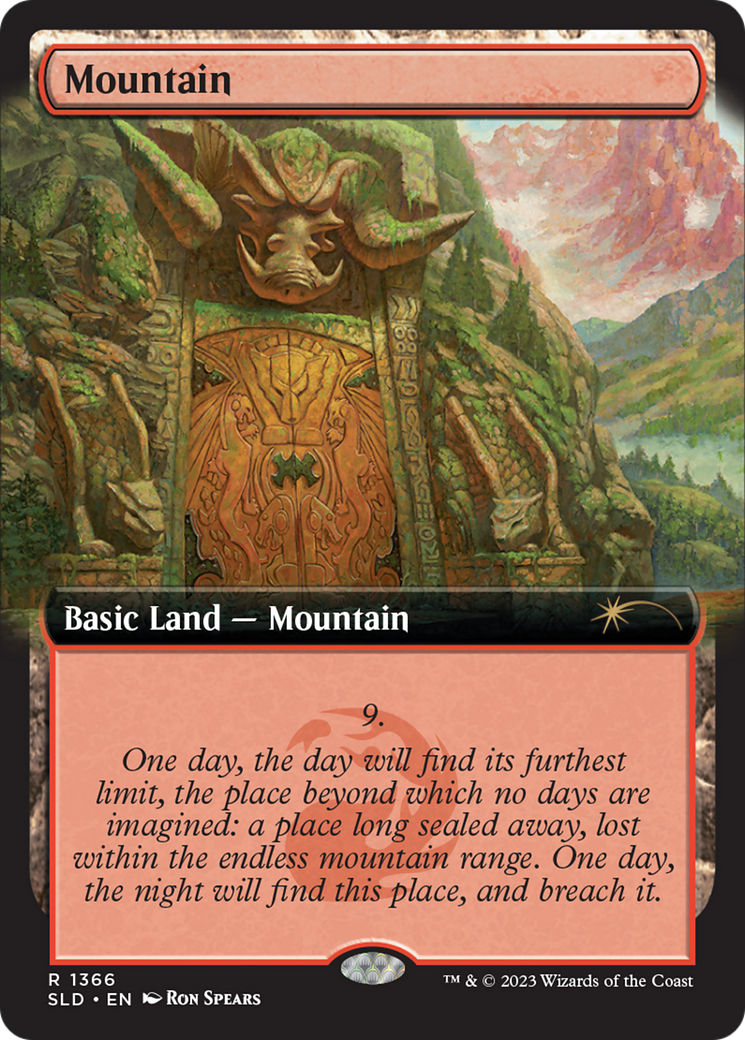 Mountain (SLD-1366) - Secret Lair Drop: (Extended Art)