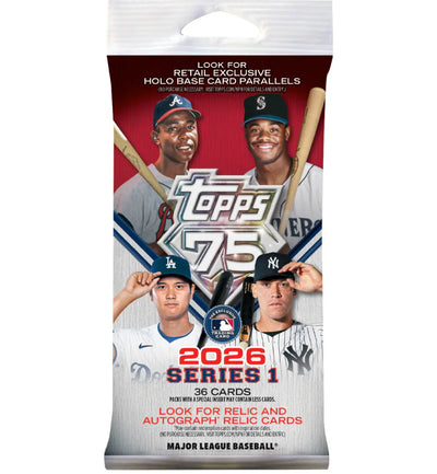 2026 Topps Series 1 Baseball Fat Pack