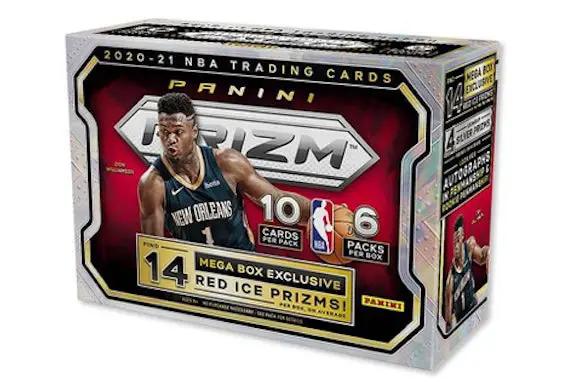 2020-21 Panini Prizm Basketball 60-Card Mega Box - Red Ice Prizms