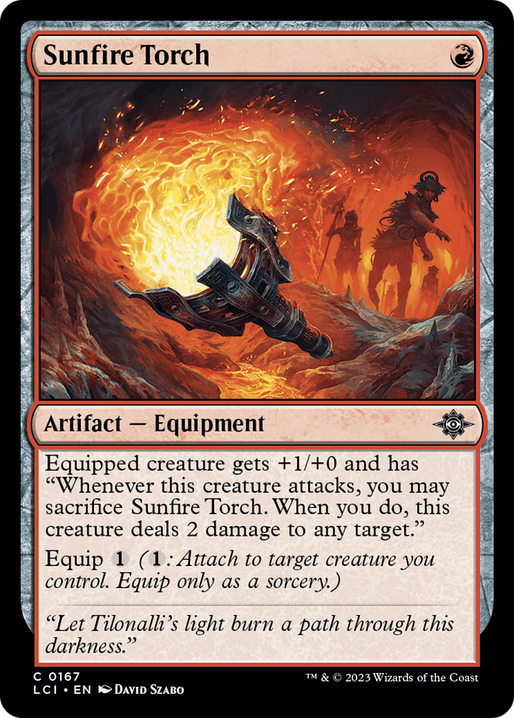 Sunfire Torch (LCI-167) - The Lost Caverns of Ixalan Foil
