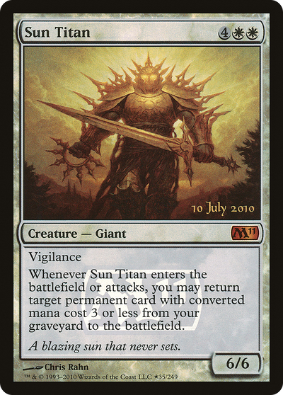 Sun Titan (PRE-35★) - Magic 2011 Promos Foil