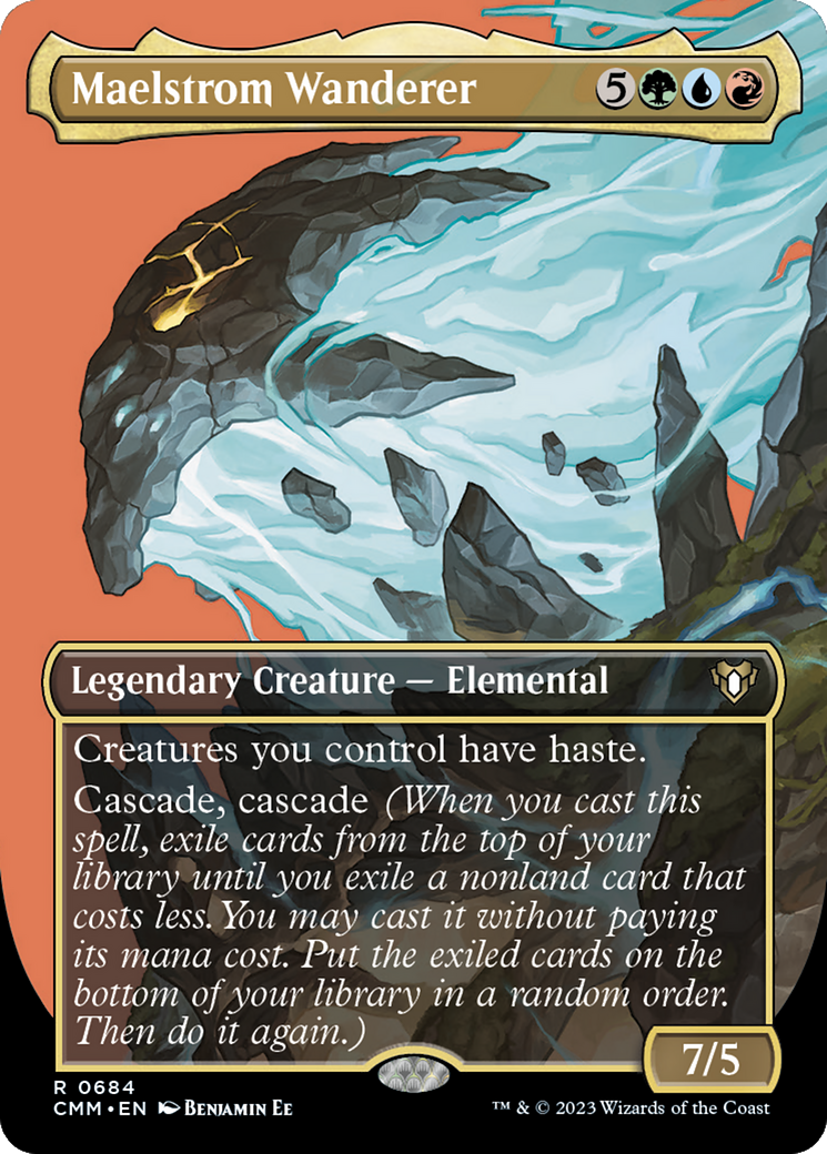 Maelstrom Wanderer (CMM-684) - Commander Masters (Borderless) Foil
